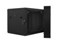 LANBERG RACK CABINET 19” DOUBLE-SECTION WALL-MOUNT 9U/600X600 (FLAT PACK) BLACK