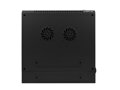 LANBERG RACK CABINET 19” DOUBLE-SECTION WALL-MOUNT 9U/600X600 (FLAT PACK) BLACK