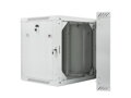LANBERG RACK CABINET 19” DOUBLE-SECTION WALL-MOUNT 12U/600X600 (FLAT PACK) GREY