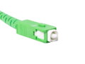 LANBERG optický patch cord SM SC/APC-SC/APC simplex 35m LSZH G657B3 průměr 3mm, barva bílá