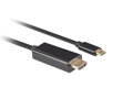 Lanberg USB-C(M)->HDMI(M) kabel 3m 4K 60Hz černá