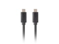 Lanberg USB-C M/M 3.1 GEN 2 kabel 0,5m 10GB/S PD100W černá
