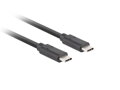 Lanberg USB-C M/M 3.1 GEN 2 kabel 1,8m 10GB/S PD100W černá
