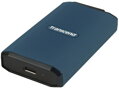 Transcend ESD410C 4TB, USB 20Gbps Type C, Externí odolný SSD disk (3D NAND flash), 2000MB/R, 2000MB/W, modrý