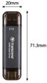 Transcend ESD310C 512GB, External SSD, USB 10Gbps, Type C/A