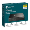 TP-LINK Záznamové zařízení VIGI NVR1008H-8MP 8 kanálů, 8x Lan s PoE, 2x USB