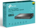 TP-Link TL-SG1210MPE Gigabitový Easy Smart Switch 10× Gigabit LAN 1x SFP PoE 123W