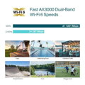 TP-Link EAP650-Outdoor - AX3000  WIFI přístupový bod Omada 1xGLAN, PoE/Passive PoE montáž na stožár/zeď Surge Protect