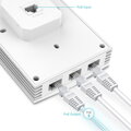 TP-Link EAP655-wall -  AX300 WIFI 6 přístupový bod Omada 1X GLAN POE IN, 1 GLAN POE OUT, 2X GLAN OUT povrchová montáž na