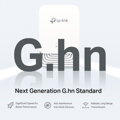 TP-Link PG1200 KIT, G.hn1200 Powerline Kit  (607 Mbps), 1x GLAN