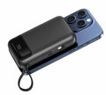 SWISSTEN POWER BANK 20000 mAh PD 20W S INTEGROVANÝMI KABELY  USB-C A LIGHTNING (kompatibilní s MagSafe)