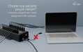 I-tec USB-C/USB-A Metal Charging+Data HUB, 15W per port, 20x USB-C, 360W