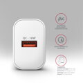 AXAGON ACU-QC18W, Nabíječka do sítě 18W, 1x port USB-A, QC3.0/AFC/Apple, bílá