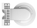 iGET HOME Camera CS8 White - bezdrátová venkovní 2K kamera, Auto tracking, krytí IP65, zvuk