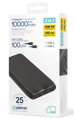 PLATINET POWER BANK 10000 MAH 3,7V 37Wh 10W 2xUSB-C 1xUSB-A BLACK
