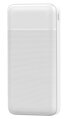 PLATINET POWER BANK 20000mAh Polymer ABS Texture White