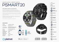PLATINET SMARTWATCH P20 ČERNÝ 270MAH BLUETOOTH