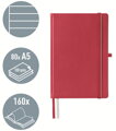 LEITZ Zápisník Complete, A5, linka, červená