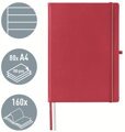 LEITZ Zápisník Complete, A4, linka, červená