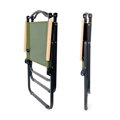 PLATINET KEPMINGOVÁ ŽIDLE 75X47X39 CM ZELENÁ