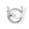 Nedis CCGL85230GY20 - Síťový kabel CAT6 U/UTP | RJ45 Zástrčka | RJ45 Zástrčka | 2.00 m | Kulatý | PVC | Šedá