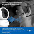 TP-Link Tapo C200C - Domácí bezpečnostní Wi-Fi kamera s horizontálním a vertikálním otáčením