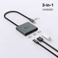 TP-Link UH3020C Hub USB typu C 3v1, 3x HDMI 4K při 60 Hz, 100W Power Delivery, 1× USB-A