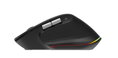 Acer Smart Fit Vertical Mouse - Black, Wireless RF 2.4GHz + BT (2x) + USB, vertikální (pro praváky), citlivost 8000 DPI