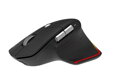 Acer Smart Fit Vertical Mouse - Black, Wireless RF 2.4GHz + BT (2x) + USB, vertikální (pro praváky), citlivost 8000 DPI