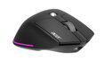 Acer Smart Fit Vertical Mouse - Black, Wireless RF 2.4GHz + BT (2x) + USB, vertikální (pro praváky), citlivost 8000 DPI