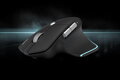 Acer Smart Fit Vertical Mouse - Black, Wireless RF 2.4GHz + BT (2x) + USB, vertikální (pro praváky), citlivost 8000 DPI
