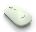 Acer bezdrátová myš AMR130 Green-Dual mode 2.4GHz+BT 5.2,4 tlačítka,800/1200/1600 dpi,5 mil.kliknutí,1xAA,WIN/MAC,světle zelená