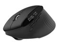 Acer Smart Fit Vertical Mouse - Black, Wireless RF 2.4GHz + BT (2x) + USB, vertikální (pro praváky), citlivost 8000 DPI