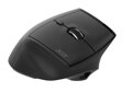 Acer Smart Fit Vertical Mouse - Black, Wireless RF 2.4GHz + BT (2x) + USB, vertikální (pro praváky), citlivost 8000 DPI