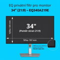 Kensington EQ privátní filtr pro monitor 34'' 21:9