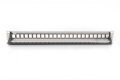 DIGITUS Modulární propojovací panel, stíněný 24 portů, Blank, 1U, Rack Mount, barevná černá průhledná pole štítků