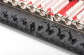 Digitus CAT 6 Patch Panel, stíněný, 24 portů RJ45 s uzávěrem, 8P8C, LSA, 0,5U, 19 