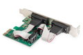 Digitus Adaptér PCI Express x1 2xseriový port, +low profile čipová sada: ASIX99100