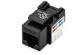 Digitus CAT 6 Keystone Jack, nestíněný RJ45 na LSA, barva černá