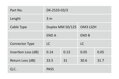 DIGITUS Fiber Optic Patch Cord, LC to LC, Multimode, OM3, 50/125 µ, Duplex Length 3m