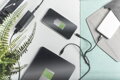 USB nabíjecí kabel, 3 v 1 , USB A - Lightning+micro B+Type-C 1m, kabel, bavlna, CE, bl
