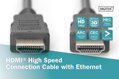 Digitus HDMI High Speed + Ethernet připojovací kabel, 2xstíněný, 3m