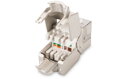 DIGITUS CAT 6 Keystone Jack, připojení bez použití nářadí