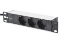 Digitus 1U Hliníkový PDU, 254 mm (10 