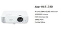 Acer H6815BD DLP/4K UHD 3840x2160/4000 ANSI lm/10 000:1/2xHDMI /repro 1x3W/2,9 Kg