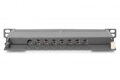 Propojovací panel DIGITUS CAT 6A, stíněný, 8portový, 0,5U, 10 