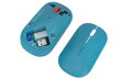 LEITZ Bezdrátová počítačová myš  COSY, klidná modrá