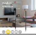 Nedis TVWM3050BK - Pevný Nástěnný Držák TV | 60-100
