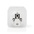 Nedis WIFIP121EWT - WiFi Chytrá Zásuvka |Typ E (CEE 7/6)| -10 - 45 °C | Android™ / IOS | Bílá