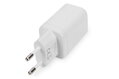 DIGITUS Nabíječka Dual Port USB 1x USB-A / 1x USB-C 30W, 1x 2,4A, 1x 3A, QC3.0